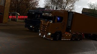 TruckersMP with Admin, Time lapse with Ali. EtsMP Admin.