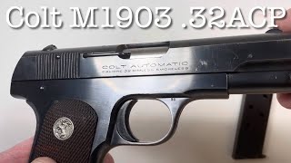 Colt Automatic Caliber .32 Rimless Smokeless M1903 Pocket Hammerless - Carry Pistol from 1928