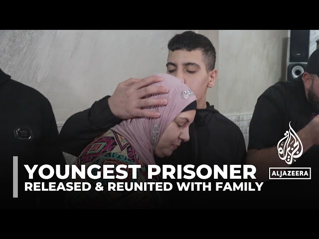 Youngest Palestinian prisoner released: 14-year-old Ahmad Salayme reunites with family