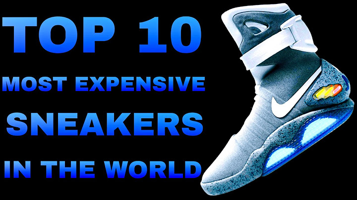 Top 10 most expensive sneakers of all time năm 2024