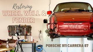 Porsche 911 (87): Wheel Well & Fender Restoration