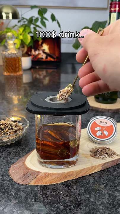 Would you pay $100 for this old fashioned? #whiskey #smoky #usa🇺🇸