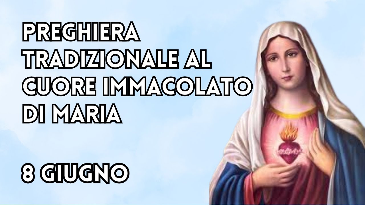 PREGHIERA TRADIZIONALE AL CUORE IMMACOLATO DI MARIA - PER RICEVERE