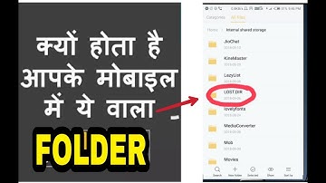 What is LOST.DIR in Andriod Phone ? What Happens if We Delete Lost.Dir Folder ??