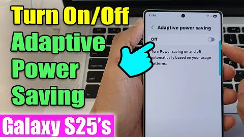 🔋 How to Turn On/Off Adaptive Power Saving on Galaxy S25/S25+/Ultra