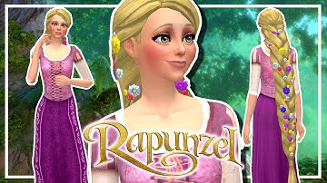 The Sims 4: Create a Sim | RAPUNZEL (Disney Series) + Full CC list