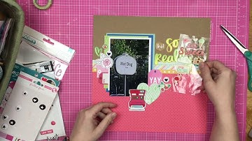 Scrapbook Process: So Really // A Disney Layout // Kill a Kit with Style