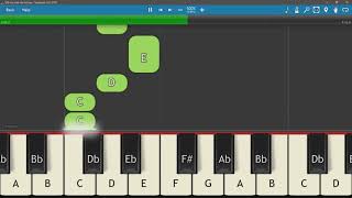 030-Au Clair de la Lune piano roll
