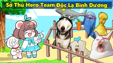 Mèo Simmy Cười Bể Bụng Khi Phát Hiện Sở Thú HERO TEAM ĐỘC LẠ BÌNH DƯƠNG Trong Minecraft