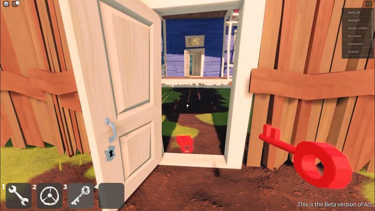 Роблокс привет сосед 2. Привет сосед РОБЛОКС. Hello Neighbor Act 3. Мини домик с Хэллоу с РОБЛОКС. Привет для роблакса.