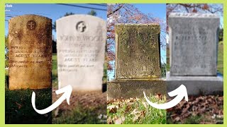 SATISFYING GRAVESTONES CLEANING ON TIKTOK | ASMR | COMPILATION