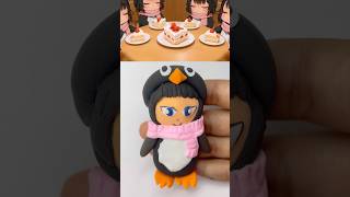 I made Goo Goo Gaga Penguin Reverse ⏮️ Play #clay #penguin # shorts #viral