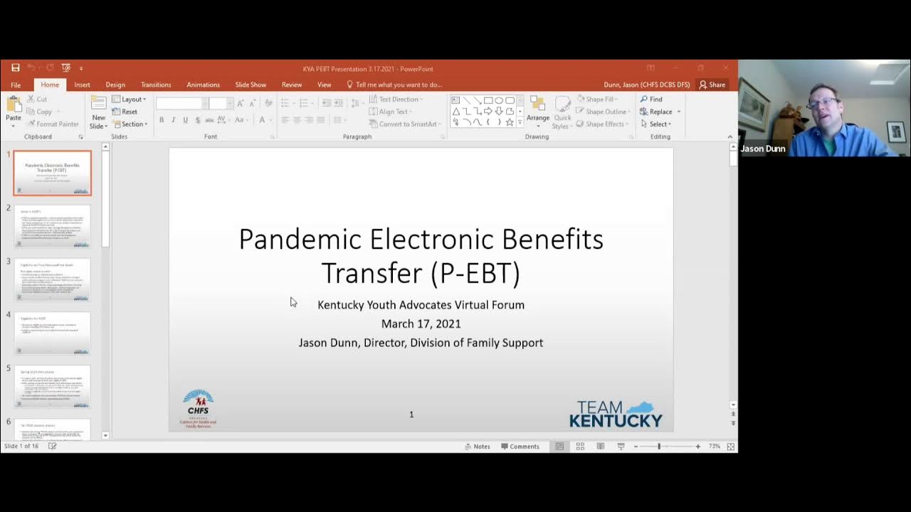 Pandemic EBT (PEBT) Updates for Kentucky families YouTube