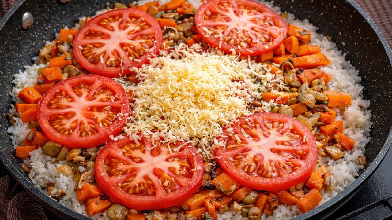 Рис с овощами – лучше, чем пицца! Старый бабушкин рецепт просто великолепен!