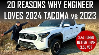 MOST COMPREHENSIVE REVIEW OF 2024 TACOMA TRD OFF ROAD - HOW'S THE 2.4L TURBO-4 COMPARED TO 3.5L V-6?