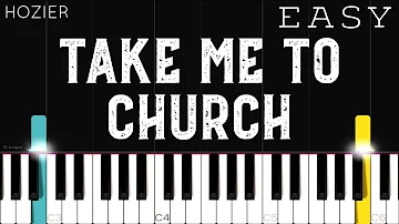 Hozier - Take Me To Church | EASY Piano Tutorial