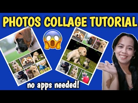 HOW TO COLLAGE PHOTOS USING CELLPHONE (Tagalog Tutorial) | mercedes vills vlog