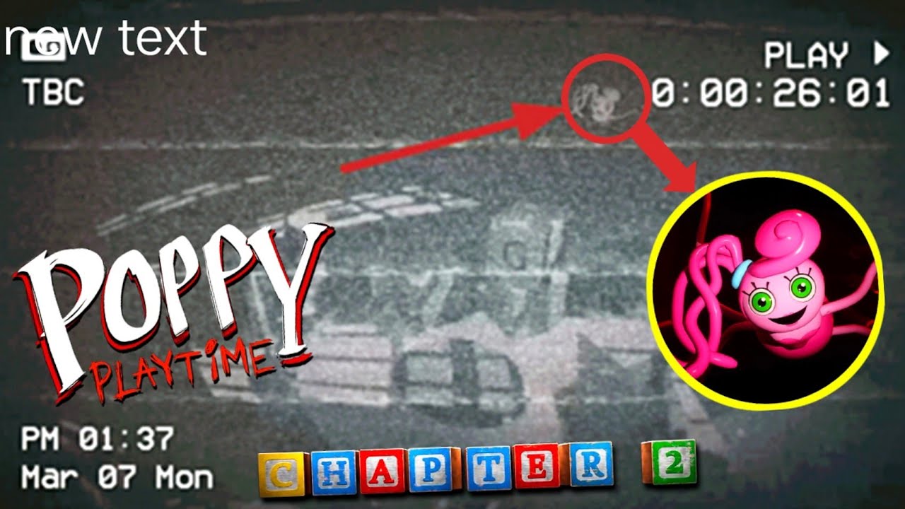 SOMETHING Unusual Appears In The Security CAMERA'S! (Poppy Playtime Chapter  2)