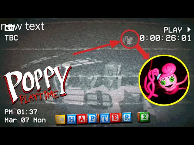 SOMETHING Unusual Appears In The Security CAMERA'S! (Poppy Playtime Chapter  2)