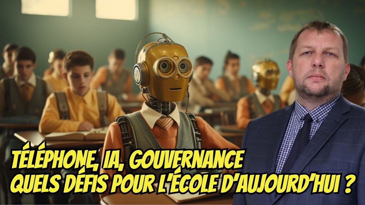 Téléphone, IA, gouvernance : quels défis pour l’école d’aujourd’hui ? (Bruno Bobkiewicz – SNPDEN)