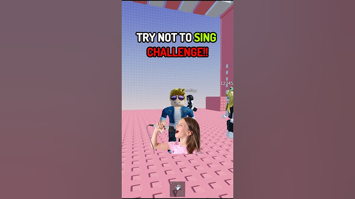 Try Not To Sing Challenge...99% fail🎤😱 #shorts #roblox #robloxshorts