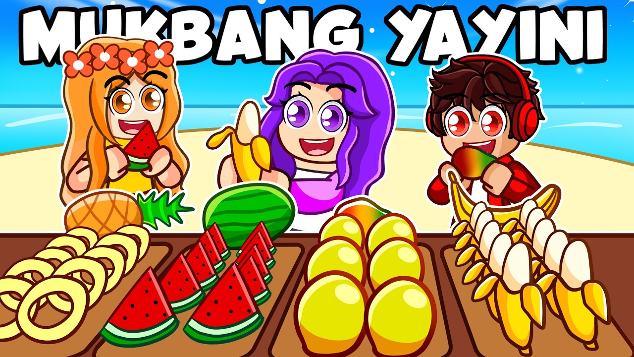 ROBLOX'TA MUKBANG YAYINI AÇTIK!