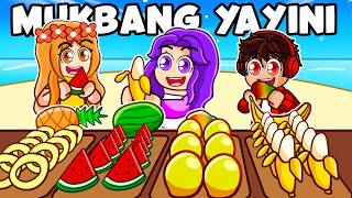 ROBLOX'TA MUKBANG YAYINI AÇTIK!