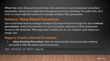 How to Effectively Run Multiple SQL Statements in Python with MySQL