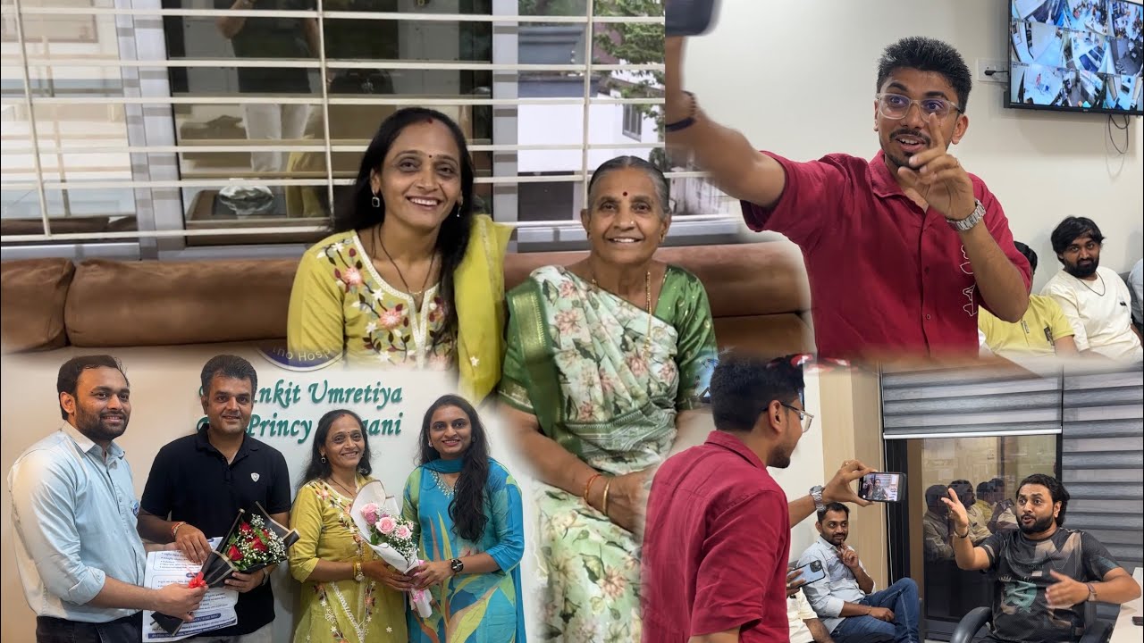 સુદામા હોસ્પીટલ ના ફંક્શન માં ઘણા બધા ઇન્ફ્લુએન્સરો ની મુલાકાત થઇ અને બધા એ મળી ખુબ આનંદ કયોઁ...!!!