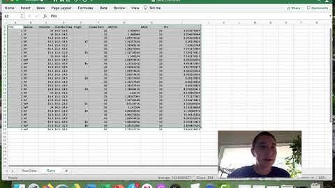 Forestry Calculations using variable radius plots