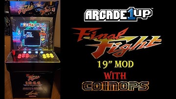 Arcade1up Final Fight Mod with 19 inch Dell!!