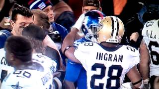 Giants 52- Saints 27 David Wilson breaks out!