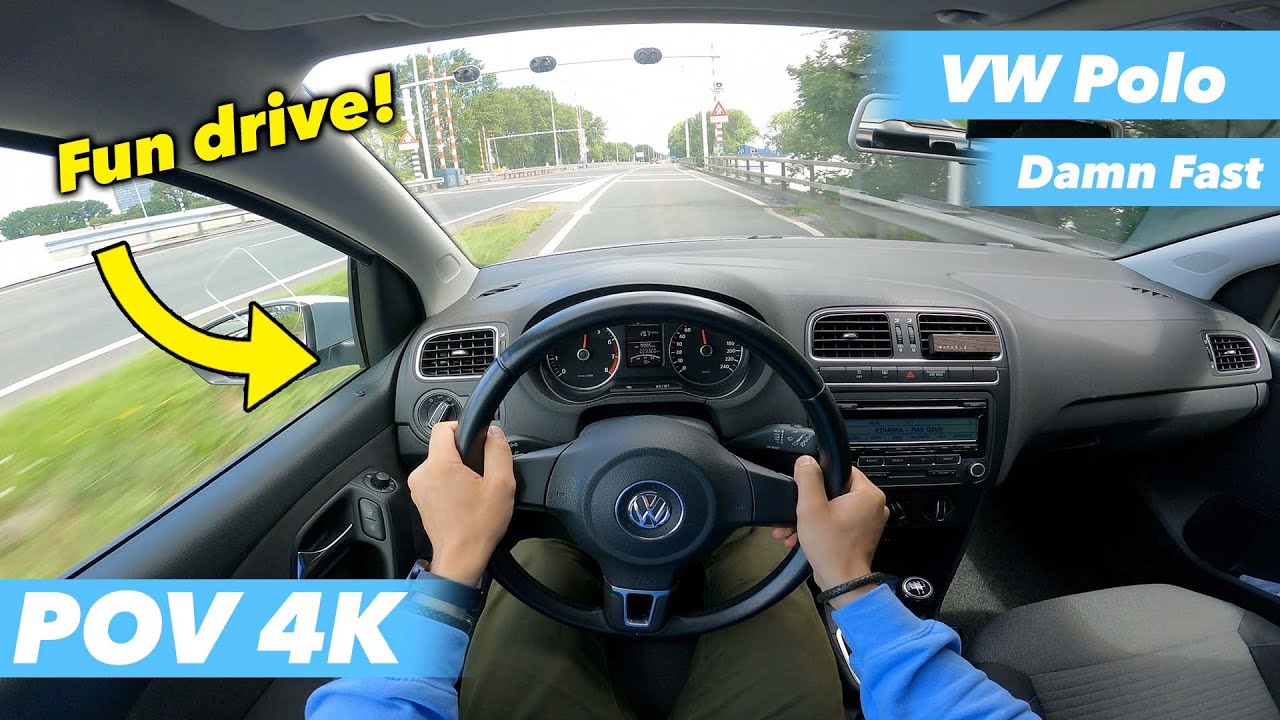 Detective Uitscheiden Huis Volkswagen POLO 2010 1.4 86HP POV drive (Great sound??!!) 4K - YouTube