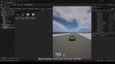 Unreal Engine 5 - Fmod Car Sound Tutorial