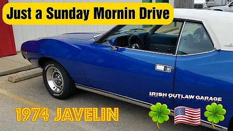 1974 AMC Javelin Sunday Drive #roadkillcustoms #diy #cars #nonamenationals #javelin