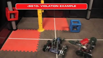 VEX Skyrise Referee Training 11 - Causing Opponents to Violate a Rule