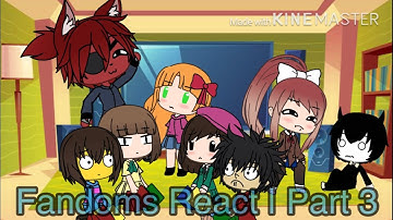 Fandoms React Part 3 | Gacha Life | Bendy Memes