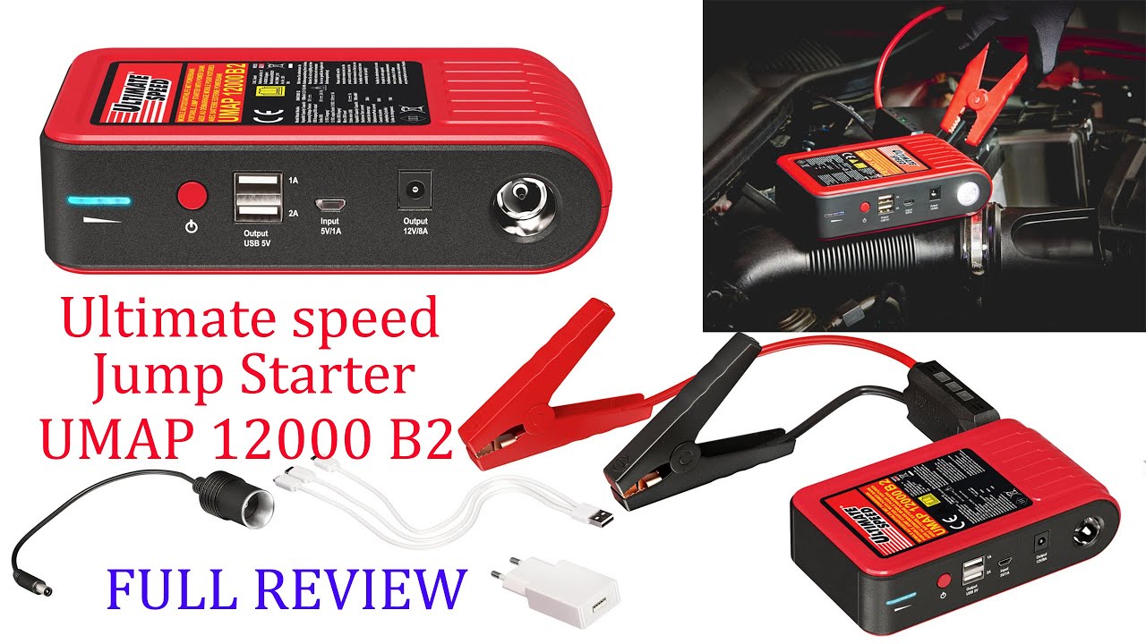 Ultimate speed With UMAP Jump Portable 12000 Starter Power B2 YouTube - Bank