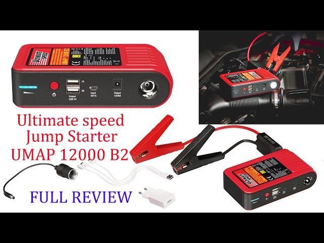 - Bank speed Ultimate Portable B2 Jump 12000 Starter With YouTube Power UMAP