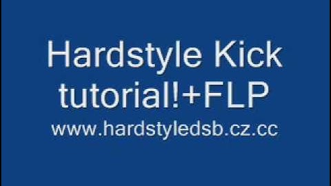 Hydra Hardstyle kick tutorial .flp file (FL studio project file)