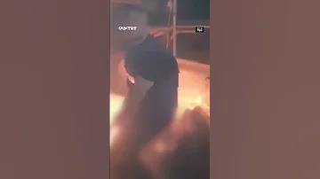 اللحظات الأولى لاستهداف خيمة الشهيد أنس الشريف 