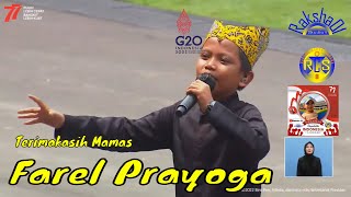Farel Prayoga Tampil Di Peringatan 17 Agustus 2022  77 Tahun Kemerdekaan Republik Indonesia