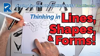 Thinking in Lines, Shapes, & Forms: A How-To Drawing Tutorial by ROBOT DREAMS artist Paul Rivoche