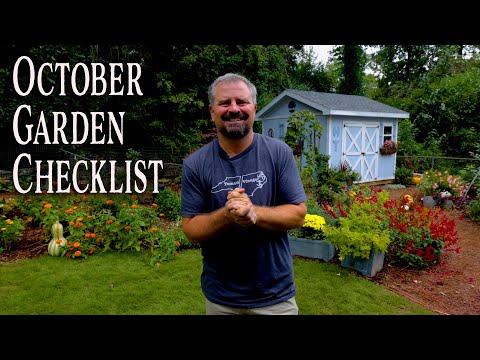 Vídeo: Regional Garden Chores: Check List para jardinagem em outubro