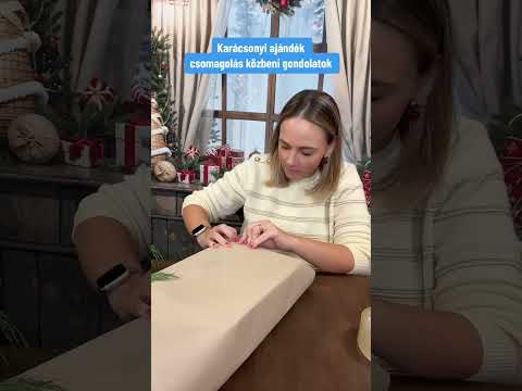 Karácsonyi ajándék csomagolás