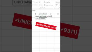 Excel Trick: Auto Numbering with UNICHAR Function | #exceltricks  #excelhindi #computerlearning