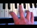 E major chord piano keyboard demo