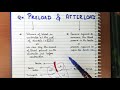 Preload and afterload simplified