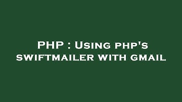 PHP : Using php