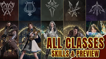 All Classes(skills & preview) Legend of Ymir